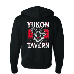Yukon Tavern hoodie back